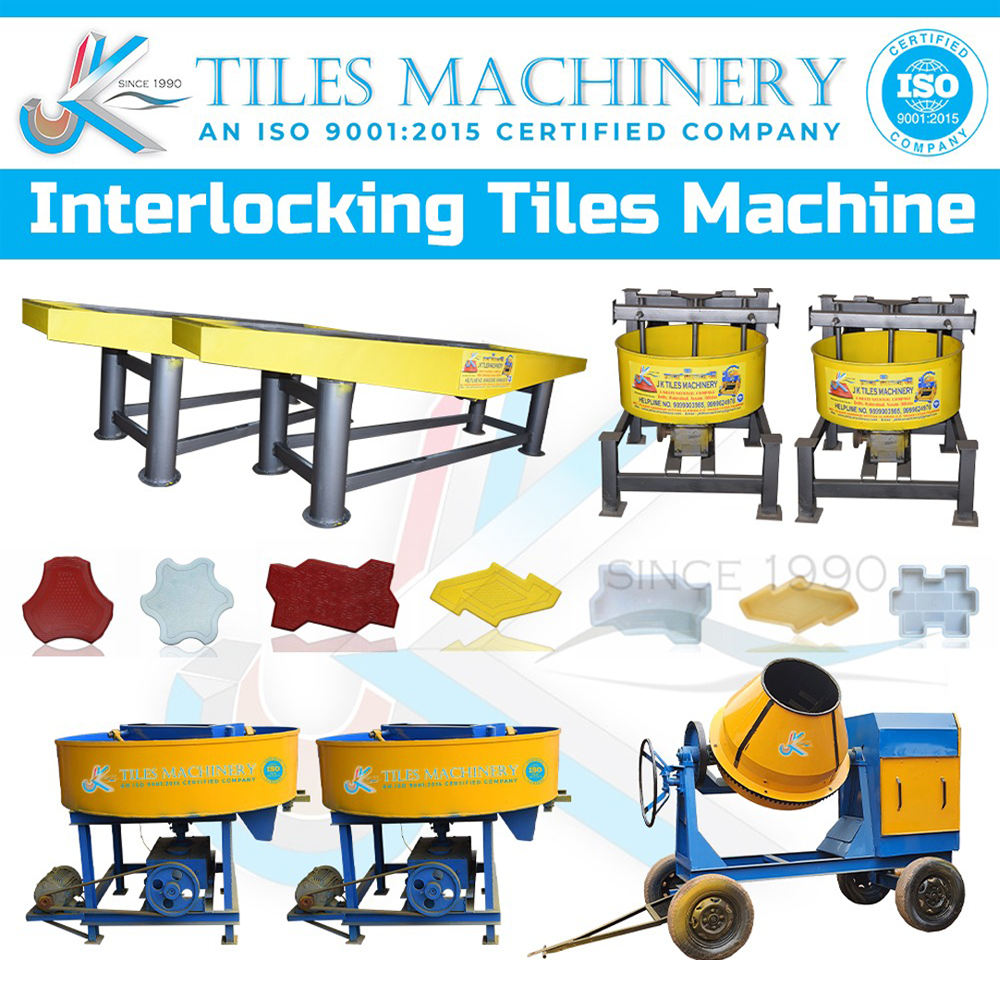 Semi Automatic Paver Block Making Machine